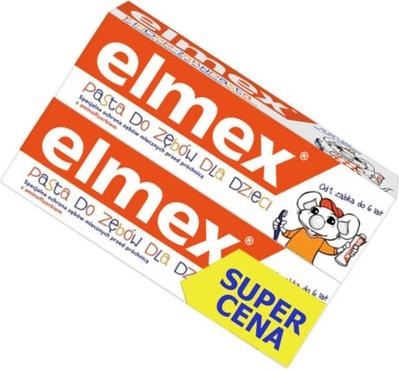 Immagine prodotto Elmex Dentifricio per bambini dal primo dente al sesto compleanno 2x50ml (100 ml)