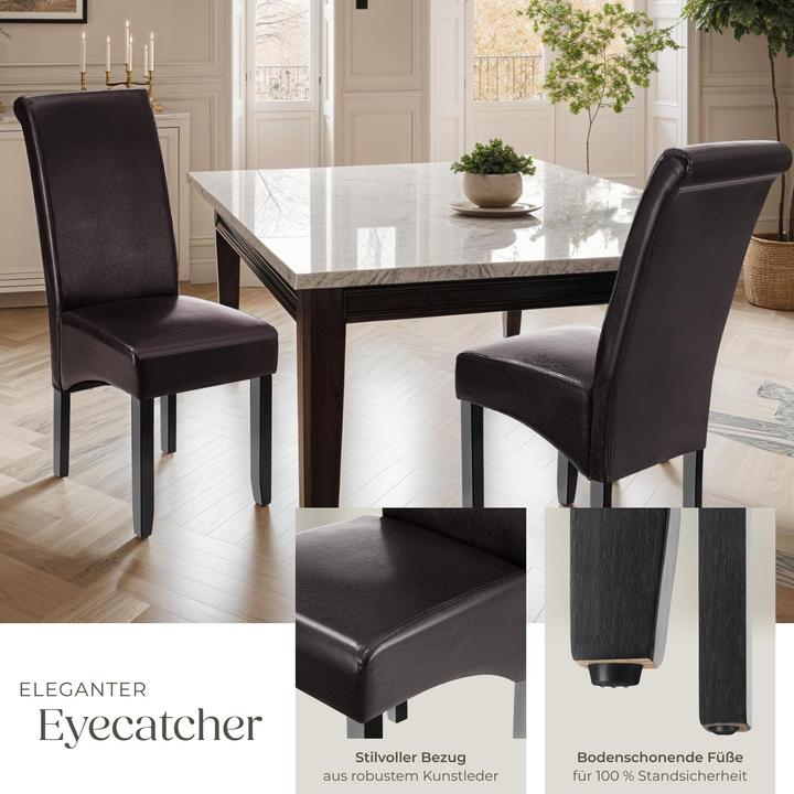 Image du produit tectake Esszimmerstuhl