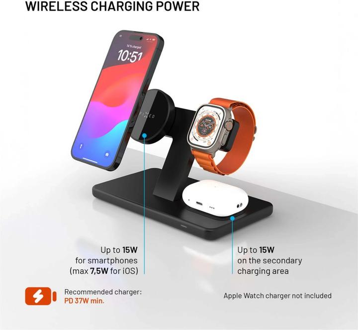 Actual product image Fixed MagPowerstation, czarny (30 W)