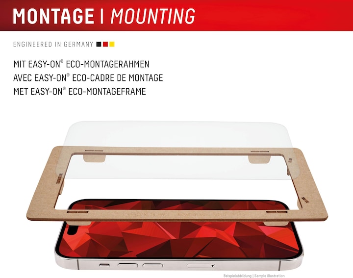 Produktbild Displex Real Glass, 2D Panzerglas (1 Stück, Apple iPhone 16 Pro)