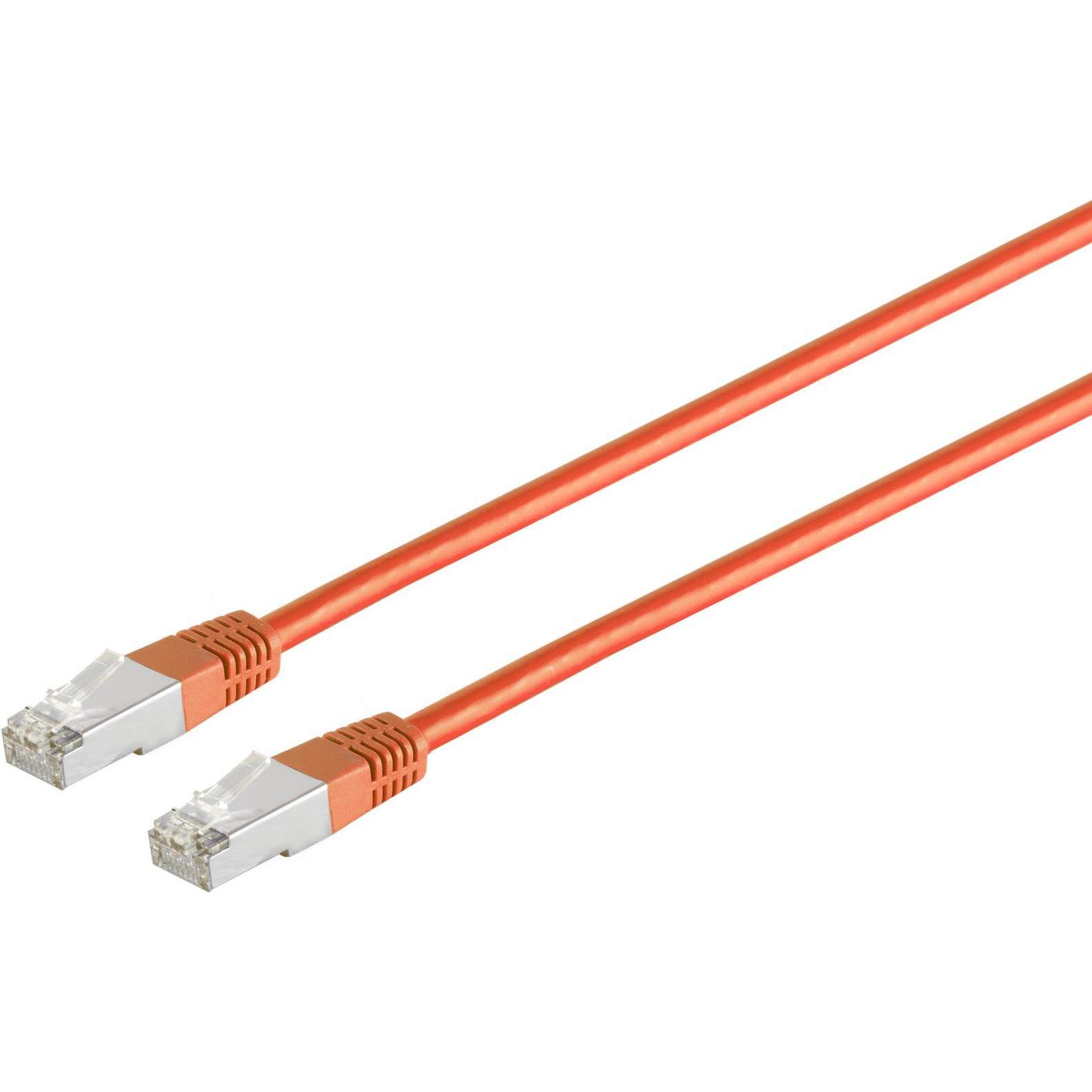Shiverpeaks S/CONN maximum connectivity Netzwerkkabel-Patchkabel, cat. 5e, SF/UTP, orange, 25,0m (S/FTP, CAT5e, 25 m), N...