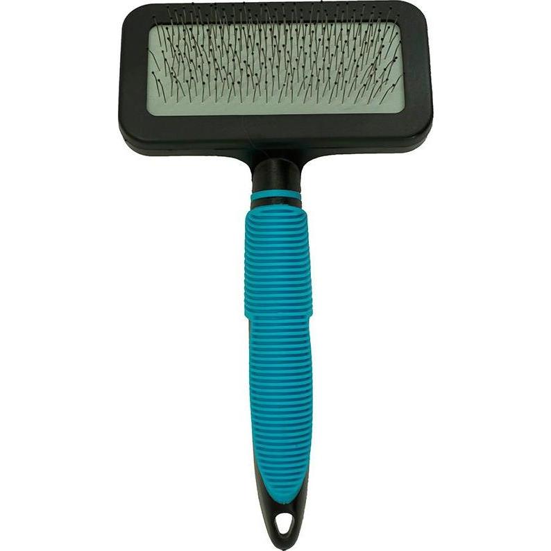 Comparer les prix de Brosse de toilettage NAYECO - À poils - Petite taille - Bleu