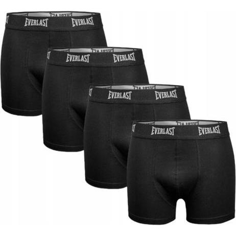 Everlast, Uomini, Intimo, BOKSERKI MĘSKIE 4 PAK CZARNE E-BM004-01 XXL XL, (XXL, confezione da 4)
