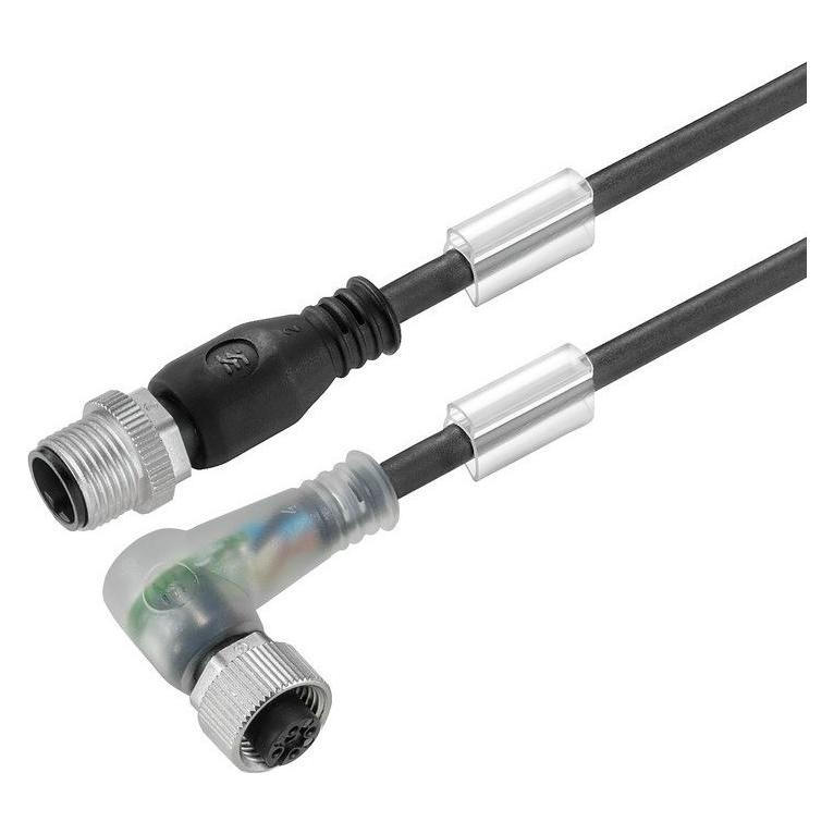 Weidmüller Sensor-/actuatorkabel, Kabels + Stekkers, Zwart