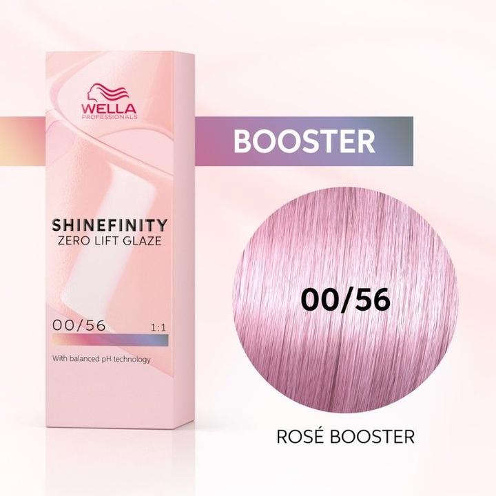 Actual product image Wella Professionals Shinefinity Zero Lift Glaze (00, 56 - Rosé Booster)