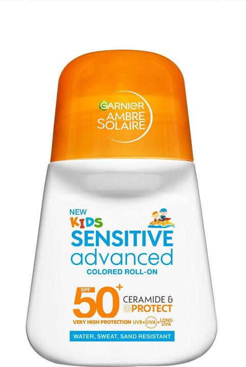 Actual product image Garnier Sensitive Advanced Colored Roll-On SPF 50+ (Roll-on sun cream, SPF 50+)