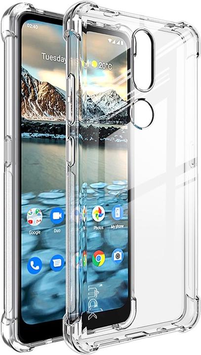 Actual product image Imak Nokia G10 / G20 - Silicone Rubber Cover + Protective Film (Nokia G10, Nokia G20)