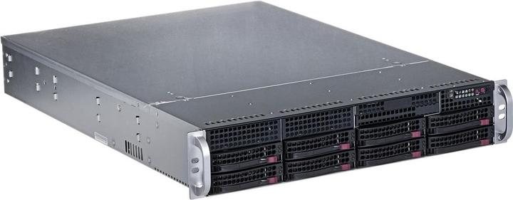 Produktbild Supermicro SC825 TQC-R802LPB - Rack-Montage - 2U