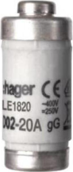 Actual product image Hager Neozed fuse 20A D02 (20 A)