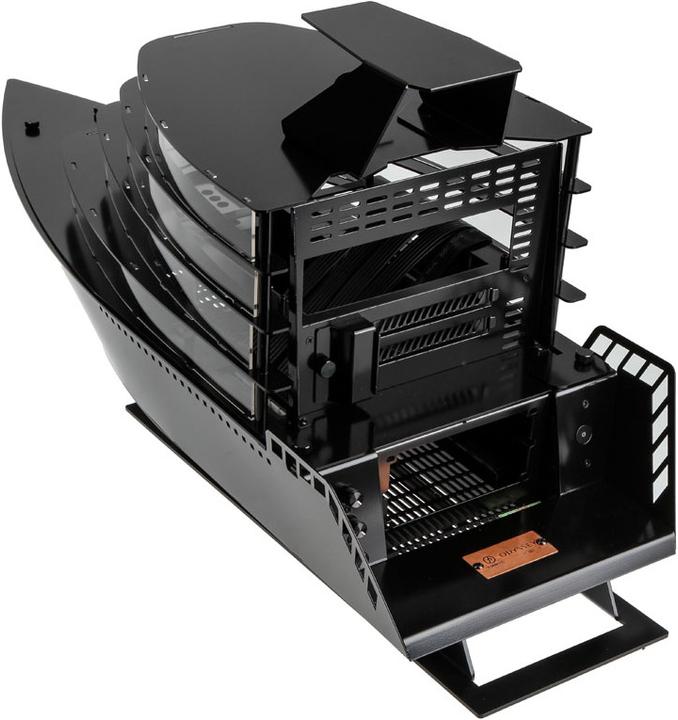 Produktbild Lian-Li PC-Y6B Odyssey Yacht Mini-ITX Gehäuse (Mini-ITX)