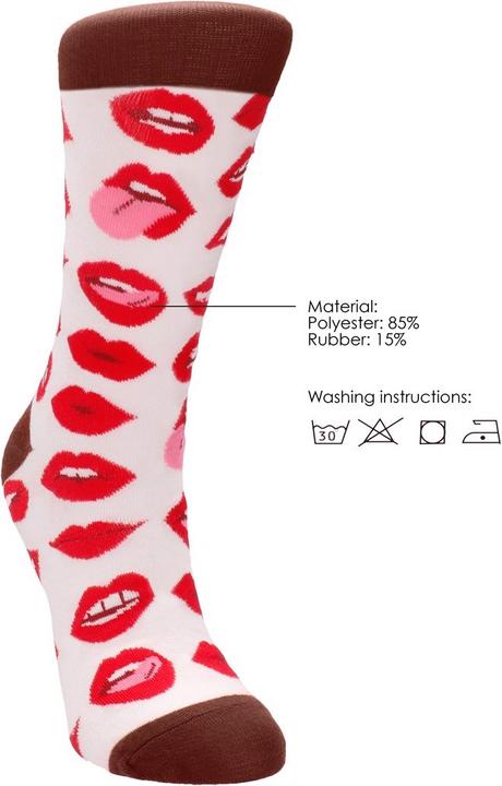 Immagine prodotto Sexy Socks Calzini sexy - Lip Love (36 - 41)