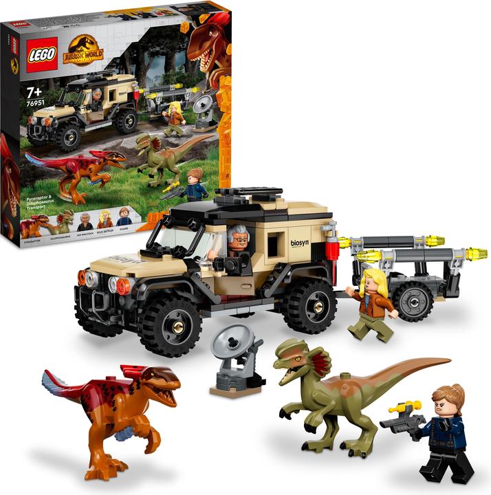 Actual product image LEGO Pyroraptor & Dilophosaurus Transport (76951, LEGO Jurassic World, LEGO Rare Sets)
