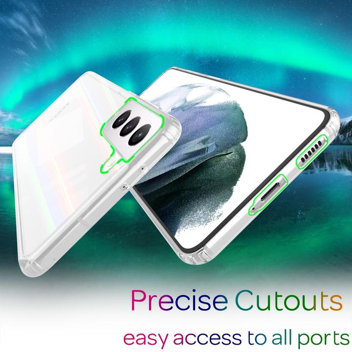 Produktbild Nalia Klare Hartglas Handyhülle (Samsung Galaxy S21+)