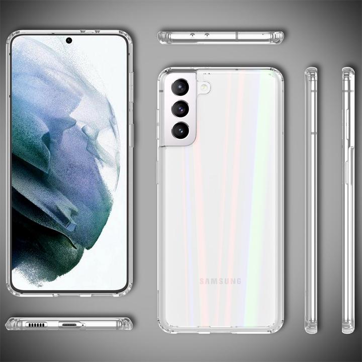 Produktbild Nalia Klare Hartglas Handyhülle (Samsung Galaxy S21+)