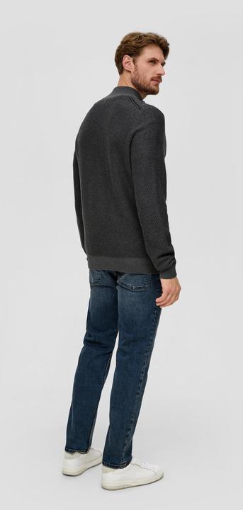 Produktbild s.Oliver Strickjacke Strickjacke mit Musterstruktur (L)