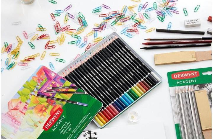 Immagine prodotto Derwent Matita colorata Academy in barattolo (Multicolore, 24 x)