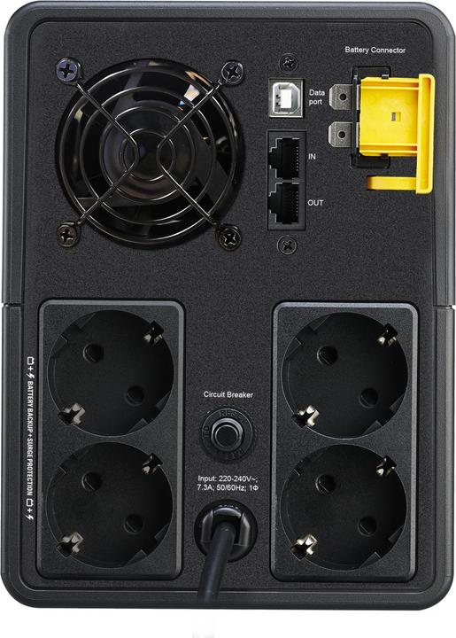 Image du produit APC BX1600MI-GR Alimentation sans interruption (ASI) Line-Interactive 1600 VA 900 W 4 sorties CA (1.60 VA, 900 W, Line-interactive Onduleur)