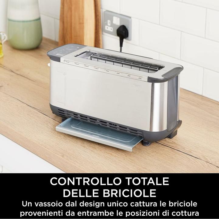 Produktbild Ninja 3-in-1 Multifunctionele Toaster, Grillplaat en Panini Maker - 7 Roosterstanden - RVS - ST202EU