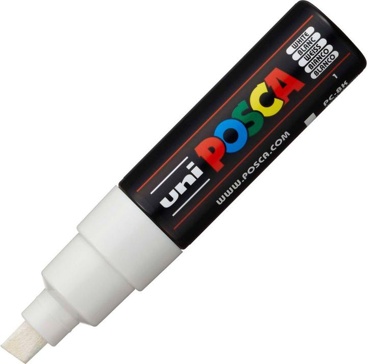Actual product image Posca Bold Marker PC-8K (White, 8 mm, 1 x)