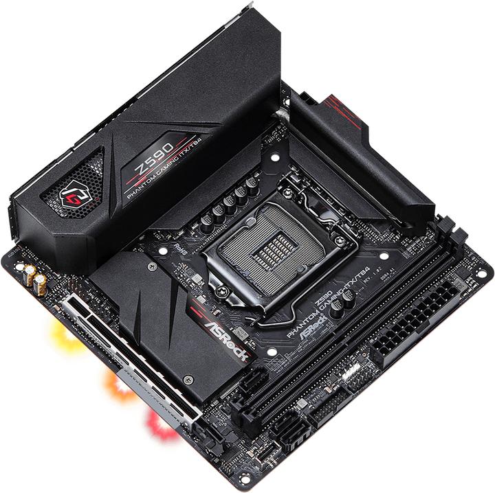 Actual product image AsRock Z590 Phantom Gaming (LGA 1200, Intel Z590, Mini-ITX)