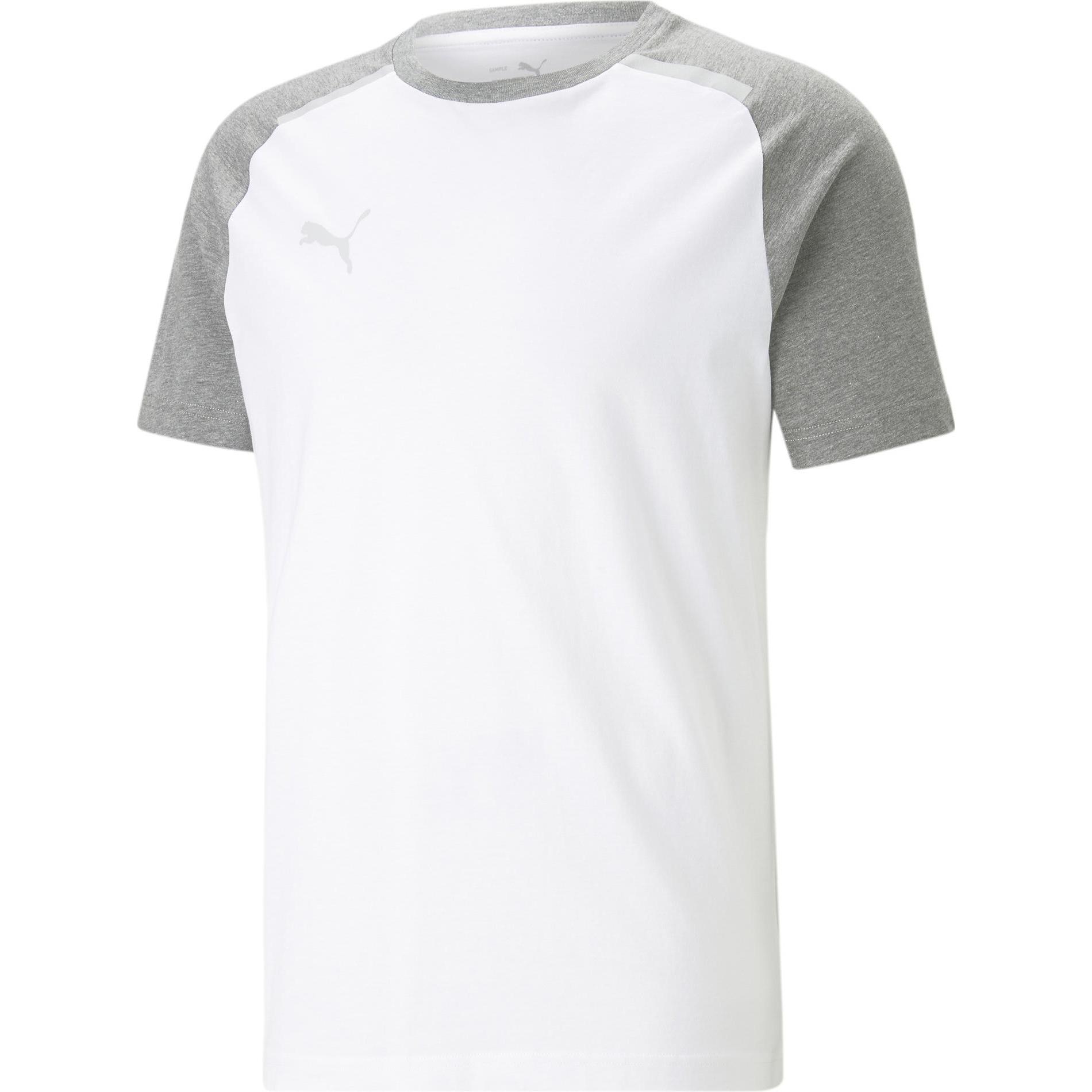 Puma, Herren, Sportshirt, teamCUP Casuals Tee (XXL), Weiss, XXL