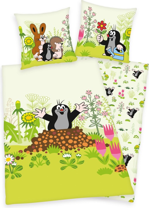 Immagine prodotto Herding Biancheria da letto reversibile per bambini "La piccola talpa