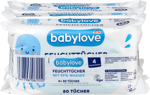 Actual product image dm babylove Wet wipes (320 Piece)
