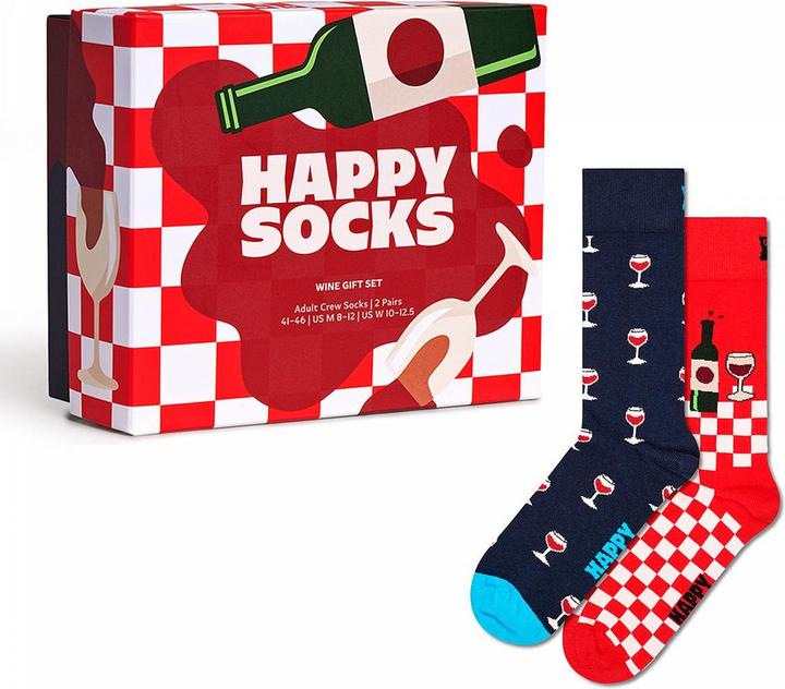 Happy Socks 2-Pack Wine Gift Set