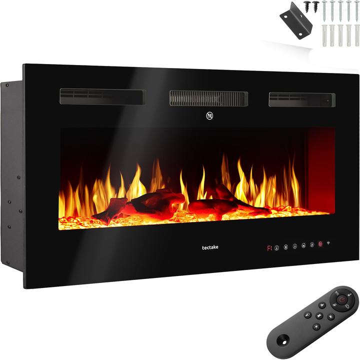 Image du produit tectake Cheminée murale électrique