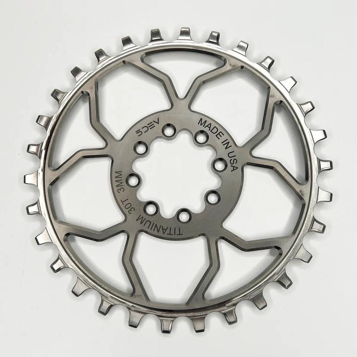 Produktbild 5Dev T-Type 8 Bolt Titanium Chainring (30)