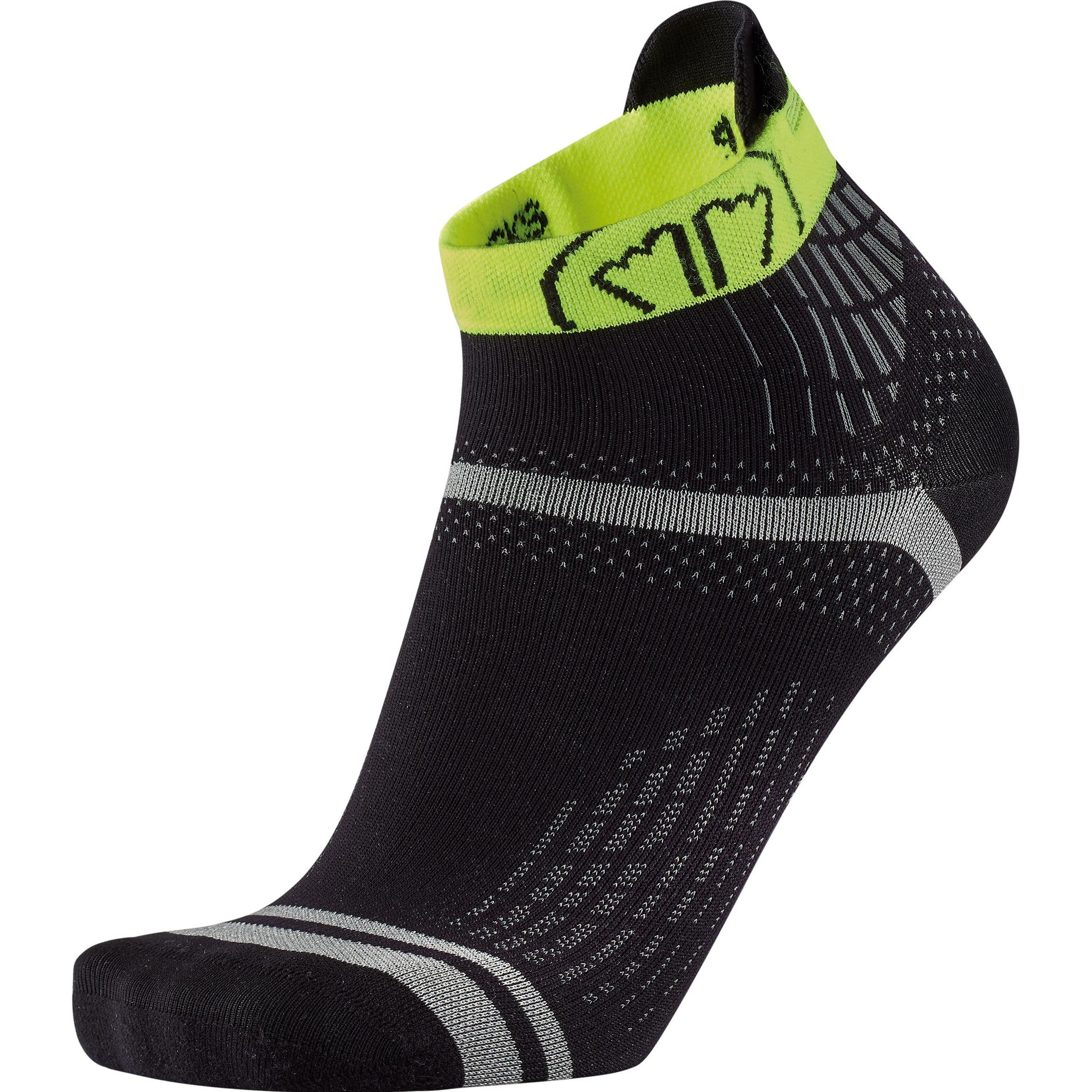 Sidas, Herren, Sportsocken, Run Feel 40-41 Herren Runningsocken (39 - 41), Schwarz