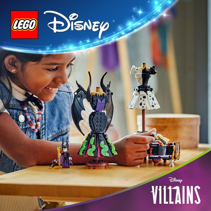 Actual product image LEGO The dresses of Malefiz and Cruella De Vil (43262, LEGO Disney)