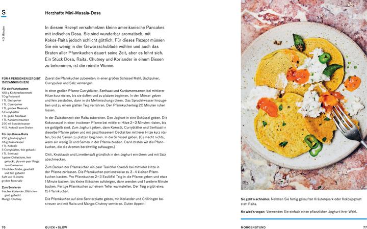 Produktbild Die grüne Küche – Quick + Slow (Deutsch, Wolfgang Beuchelt, Luise Vindahl, Brigitte Rüssmann, David Frenkiel, 2022)