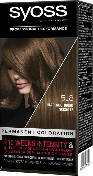 Produktbild Syoss Farbe Baseline 5-8 Haselnussbraun (5-8 Haselnussbraun)