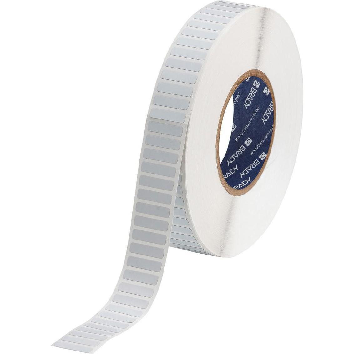 Brady, Etiketten, THT-103-717-10, Spannungsableitendes Polyimid, Weiss, 25.40 x 6.35 mm, permanent (10000 E.)