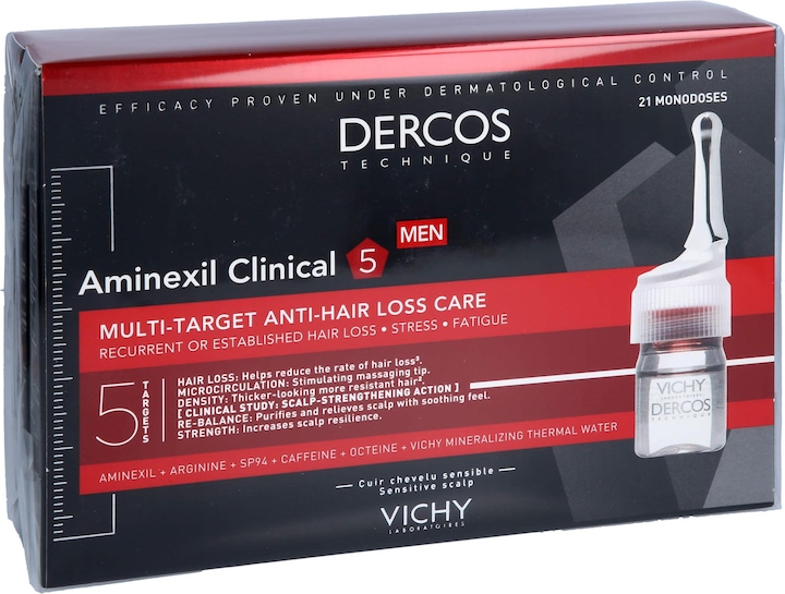Actual product image Vichy Dercos Aminexil Clinical 5 (126 ml)