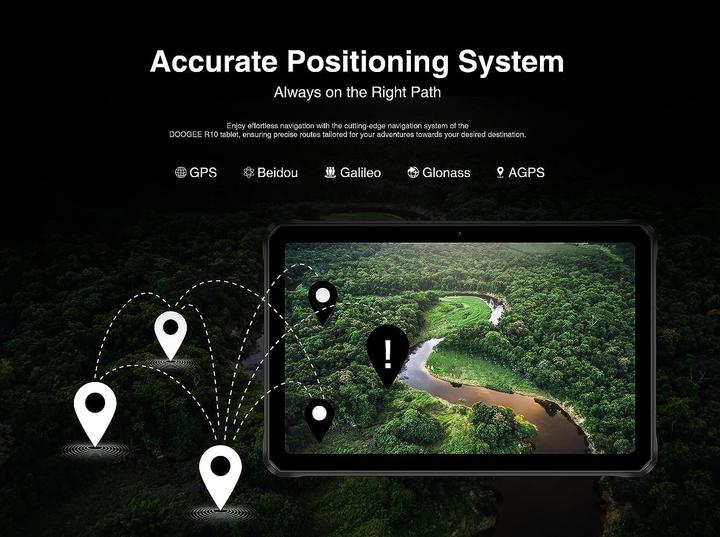 Produktbild Doogee R10 -tabletti, 128/8 Gt, hopea (4G, 10.30", 128 GB, Silber)