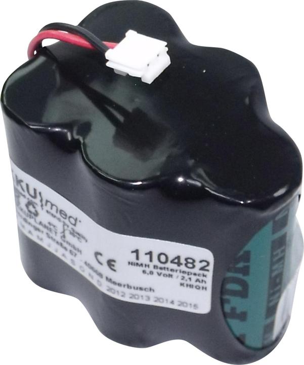 XCell NiMH Akku passend für Nidek KeratoMeter KM500, Typ KM-500BPI (1 pcs., 2100 mAh, Rechargeable battery)