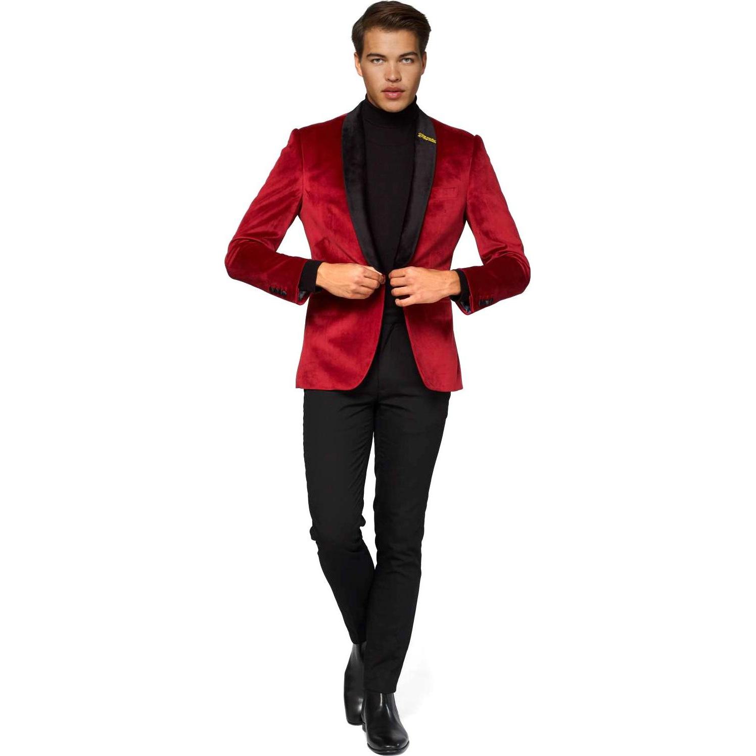 OppoSuits Dinner Jacket dunkelrot (56)