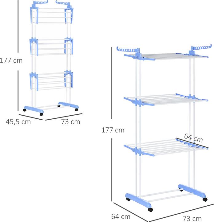 Produktbild Homcom Wäscheständer
