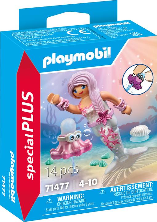 Produktbild Playmobil Meerjungfrau mit Spritzkrake (71477, Playmobil Special Plus)