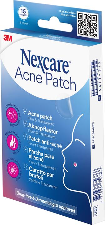 Actual product image - Nexcare acne plasters (15 x)