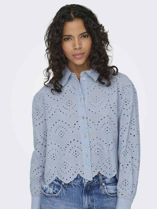 Image du produit Only Coupe décontractée Col chemise Manches avec bouton Épaule basse Chemise (S)