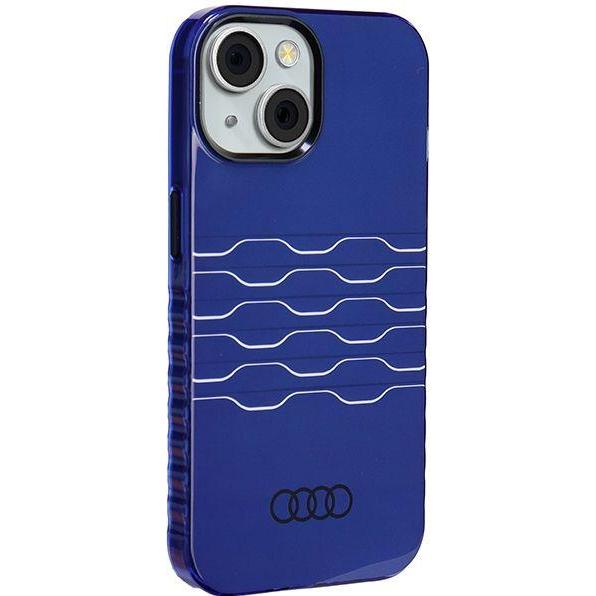 Thumbnail - Audi IML MagSafe Case iPhone 15 / 14 / 13 6.1" niebieski/navy blue hardcase AU-IMLMIP15-A6/D3-BE (Apple iPhone 15), Smar...