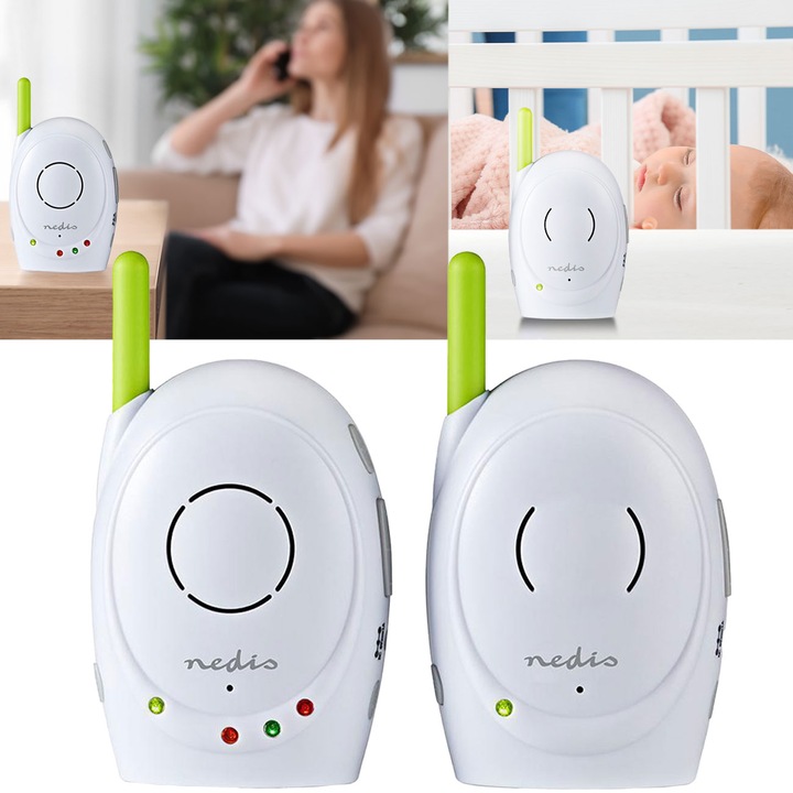 Productafbeelding Nedis Audio babyfoon (Video & Audio, 300 m)