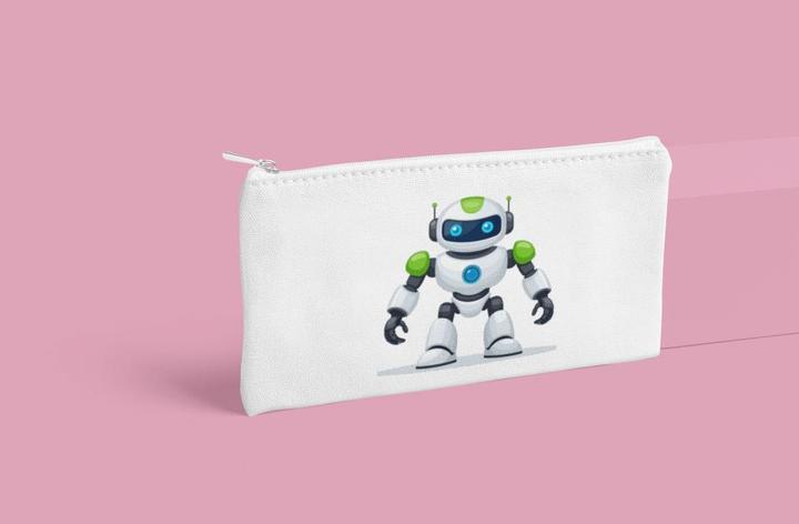 Produktbild Bügelbilder Schulrucksack-Set Comic Roboter Think