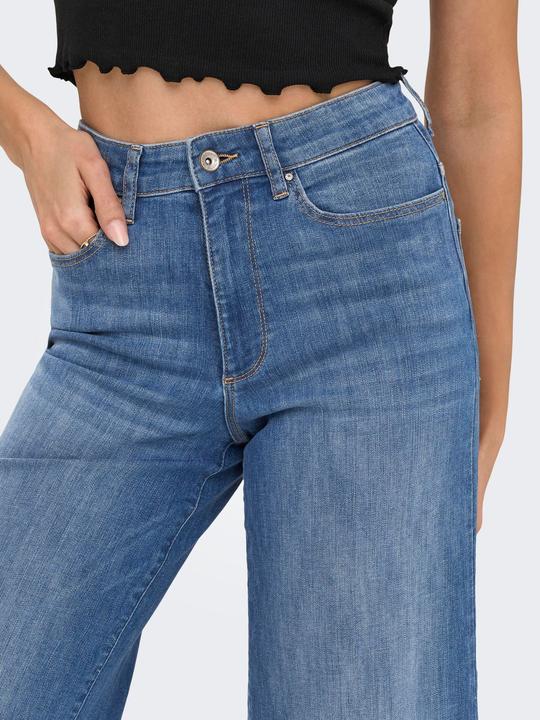 Actual product image Only ONLANN-MADISON Hohe Taille Verkürzt Jeans Jeans mit weitem Bein (32)