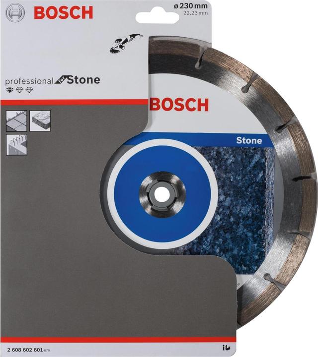 Produktbild Bosch Professional Zubehör Diamanttrennscheibe Standard for Stone, 230 x 22,23 x 2,3 x 10 mm, 1er-Pack