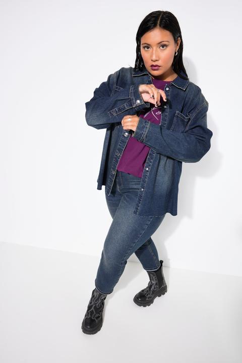 Produktbild Studio Untold Jeanshemd, Oversize Shape, Vintage-Optik (56)