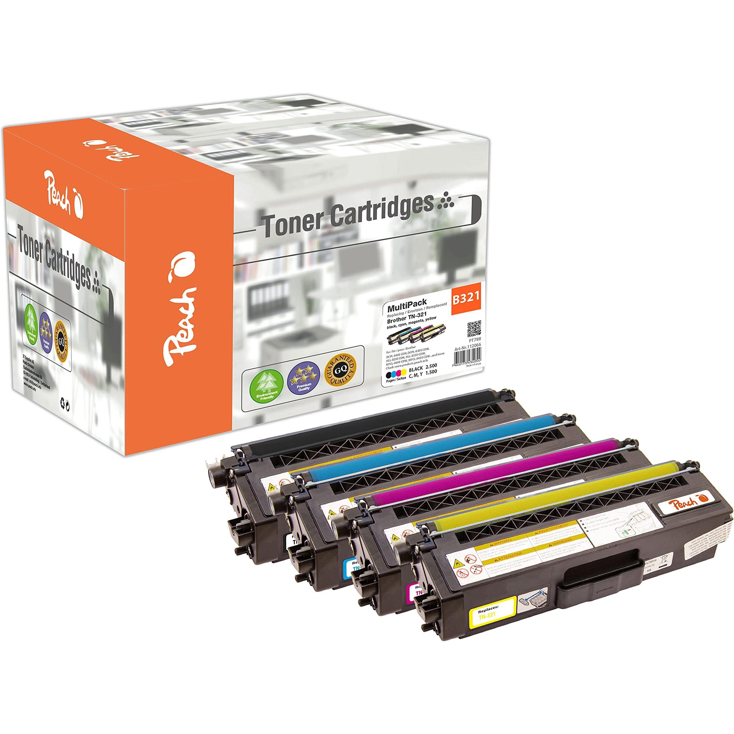 Peach, Toner, Tn-321 (M, BK, Y, C)
